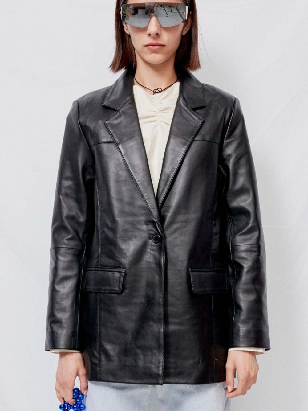 Deadwood Lambskin Brooke Blazer Size 42